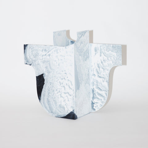 Powder Vase  Black / White