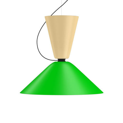 Alphabeta Pendant Uno Beige / Green