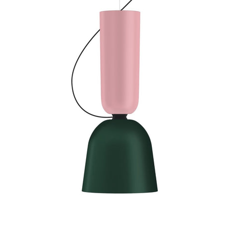 Alphabeta Pendant Uno Light Pink / Black Green