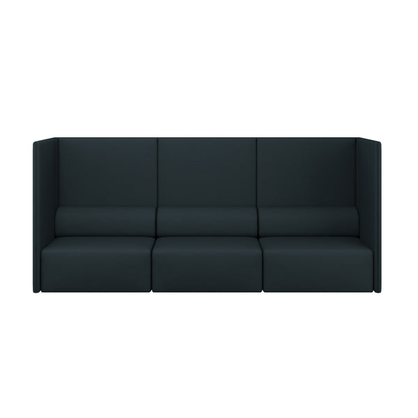 Palo Block 3-seater Sofa High Back Pine