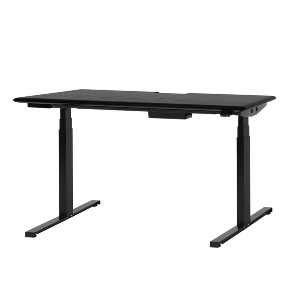 Alle Desk Height-adjustable Desk 140 cm / 55 in (US) Black Oak