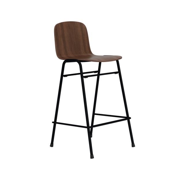 Touchwood Counter Chair Walnut / Black