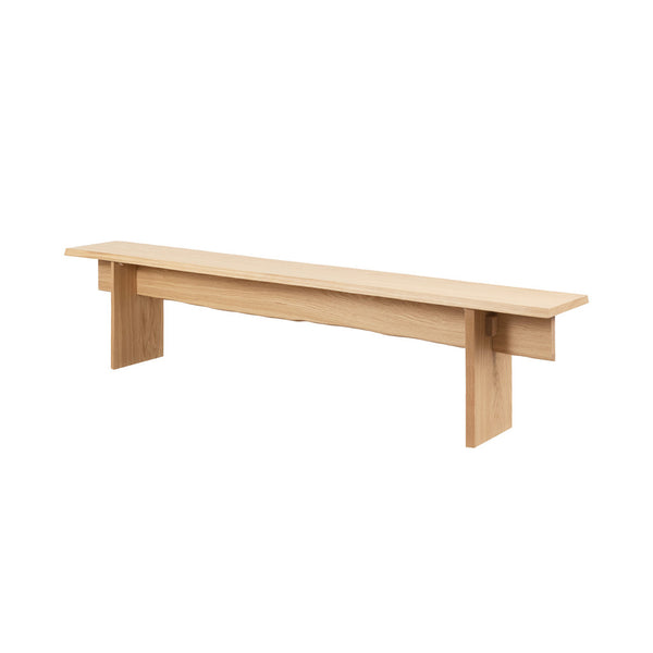 Bookmatch Bench 210 cm / 82.7 in Oak