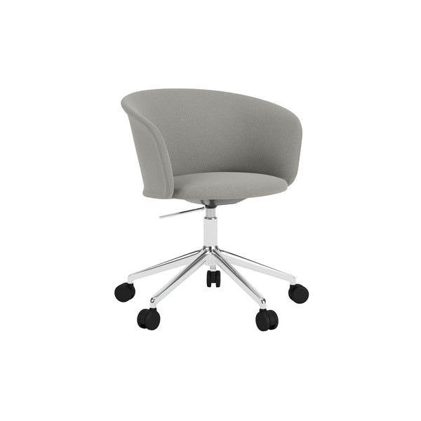 Kendo Swivel Chair 5-star Castors Cura 60112/Polished