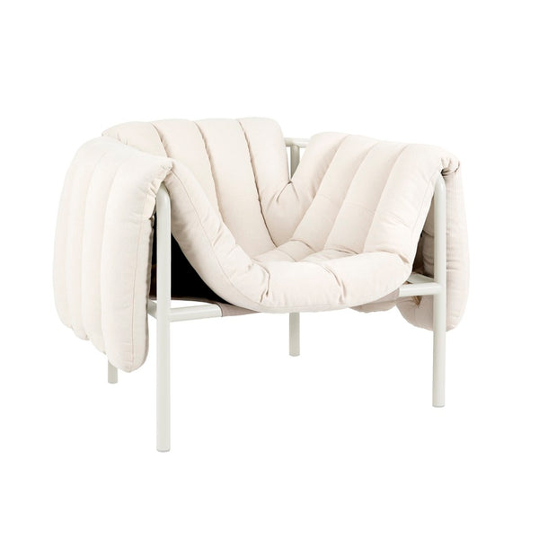 Puffy Lounge Chair Natural / Cream