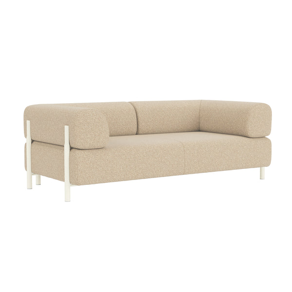 Palo 2-seater Sofa with Armrests Storr 1501/White