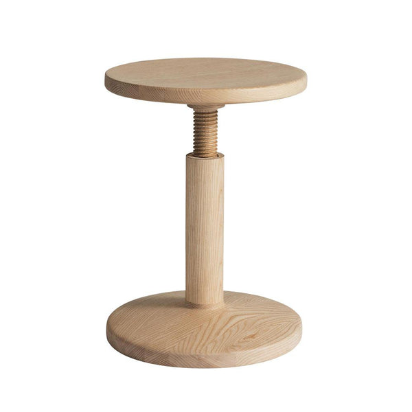 All Wood Stool Bobbin Ash