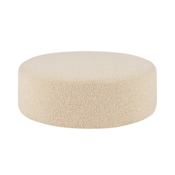 Bon Pouf Round Large Eggshell