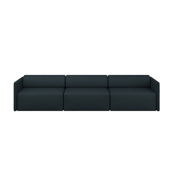 Palo Block 3-seater Sofa Low Back Pine