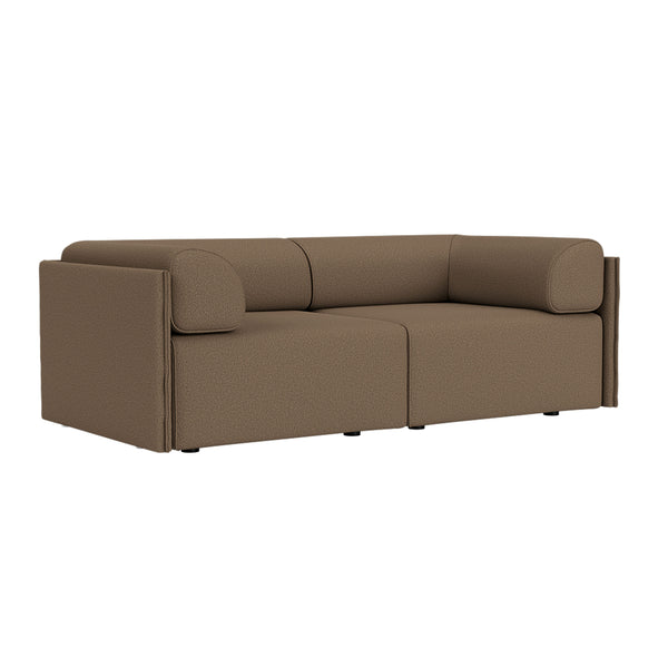 Palo Block 2-seater Sofa Low Back with Armrests Autumn 361