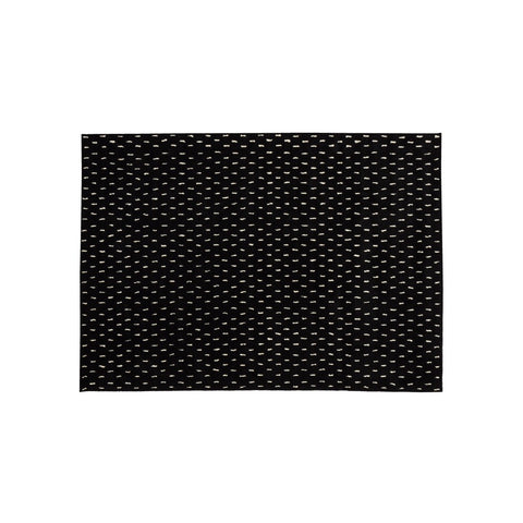 Rain Rug Medium Black / Ivory