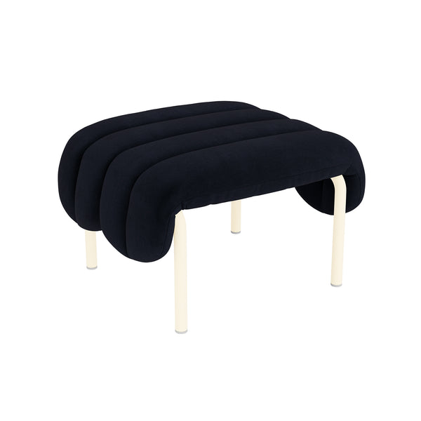 Puffy Ottoman Velluto Coex VL30 / Cream