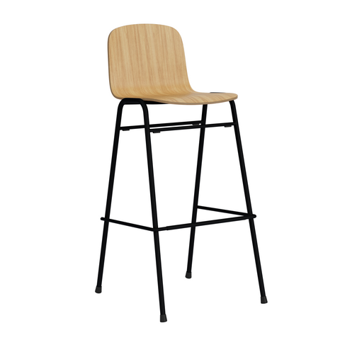 Touchwood Bar Chair Oak / Black