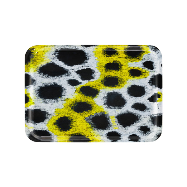 Monster Rectangular Tray Medium White / Yellow / Black